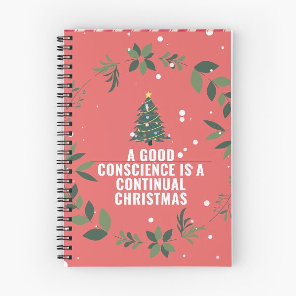 Item preview, A good conscience is a continual Christmas. designed and sold by Sashu.
