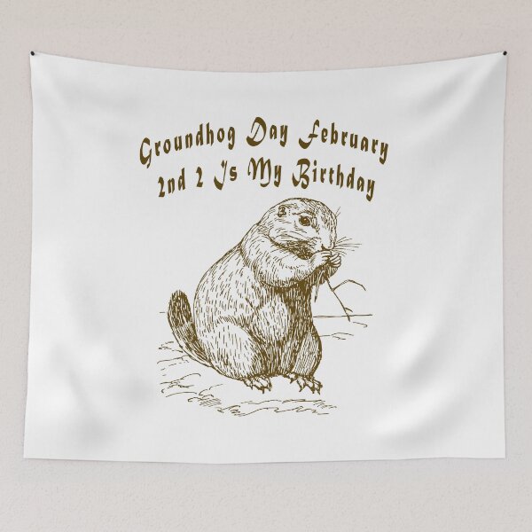 Item preview, Groundhog Day February 2nd 2 Is My Birthday  designed and sold by Soudesign99.
