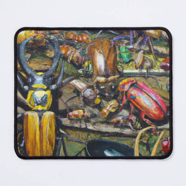 Item preview, Many insects many bugs oil painting designed and sold by Color-Me-Blue.