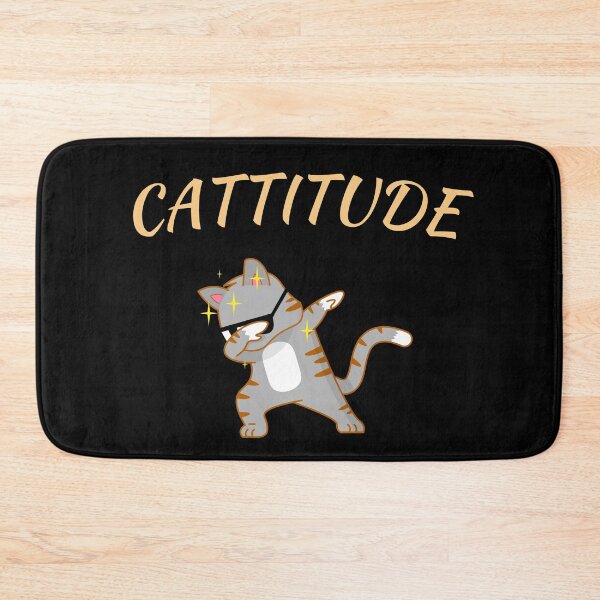 Item preview, CATTITUDE - Funny Pet Cat Swag Design designed and sold by Popping Colors.