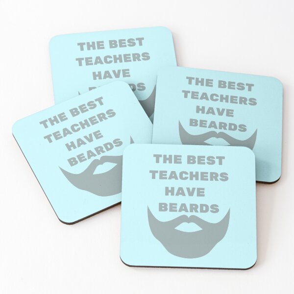 Item preview, The Best Teachers Have Beards Grey designed and sold by Indra Agrawal.