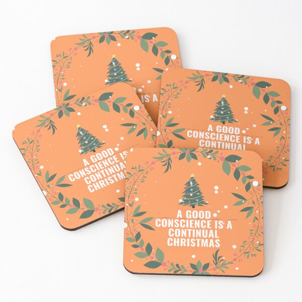 Item preview, A good conscience is a continual Christmas. designed and sold by Sashu.