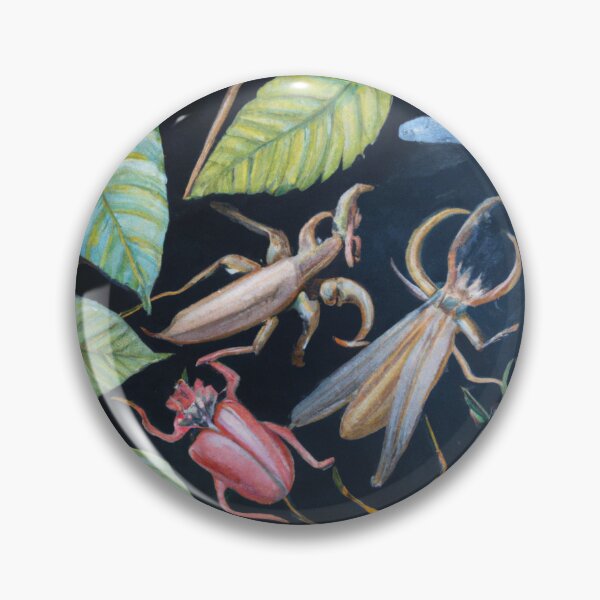Item preview, Many insects many bugs oil painting designed and sold by Color-Me-Blue.