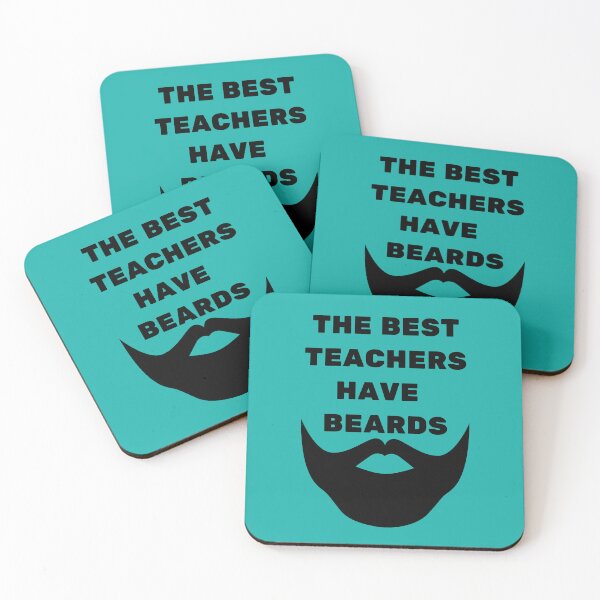 Item preview, The Best Teachers Have Beards Black designed and sold by Indra Agrawal.