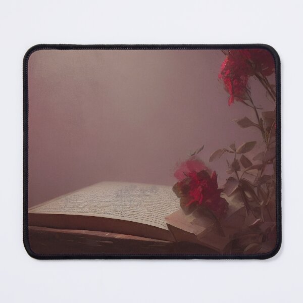 Item preview, Red Flowers and a Book designed and sold by Nicolas-T.