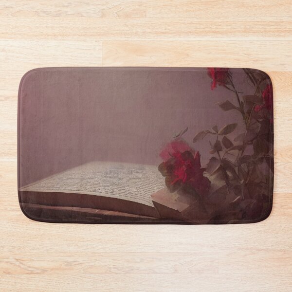 Item preview, Red Flowers and a Book designed and sold by Nicolas-T.