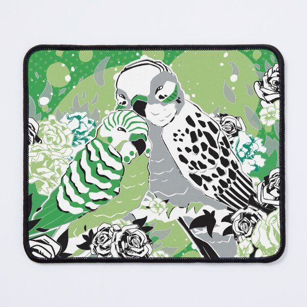 Item preview, Aromantic Relationship Budgies designed and sold by FirbetMakes.