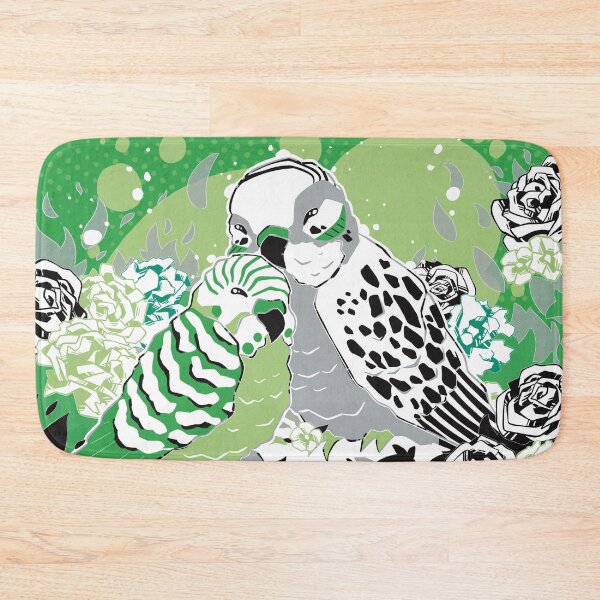 Item preview, Aromantic Relationship Budgies designed and sold by FirbetMakes.