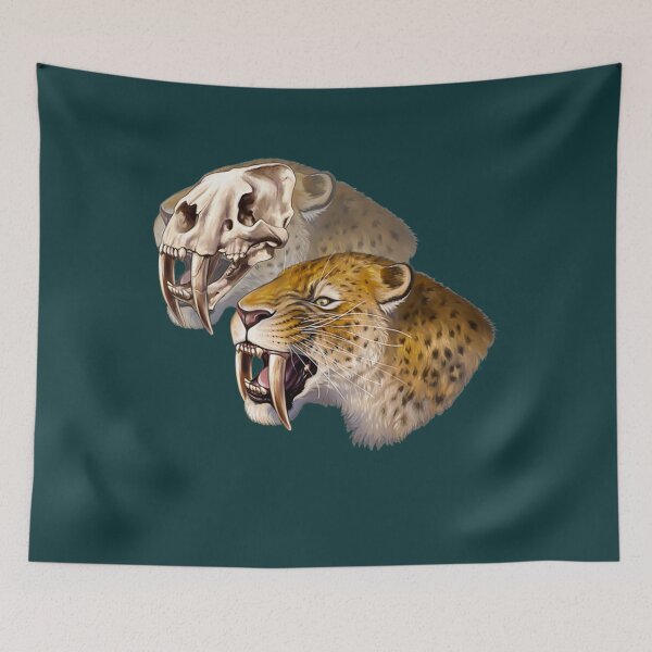 Item preview, Ice Age Sabretoothed Cat Smilodon fatalis98 designed and sold by HouseofParbs.