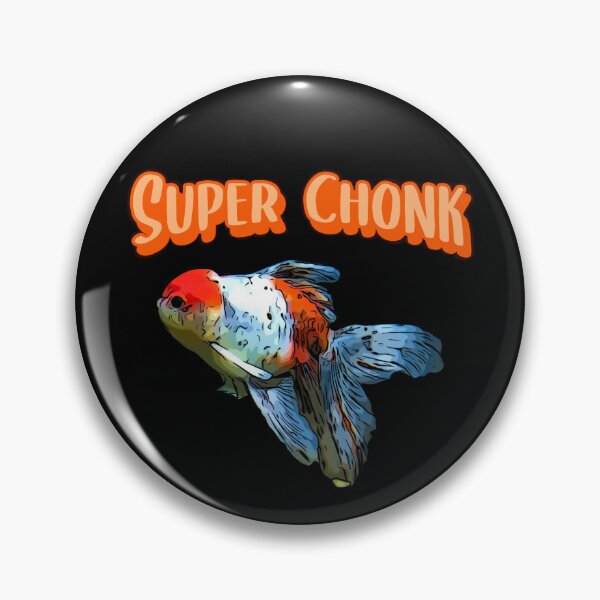 Item preview, Super Chonk Funny Fat Oranda Goldfish designed and sold by Zurickdesigns.