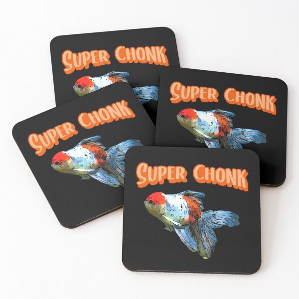 Item preview, Super Chonk Funny Fat Oranda Goldfish designed and sold by Zurickdesigns.