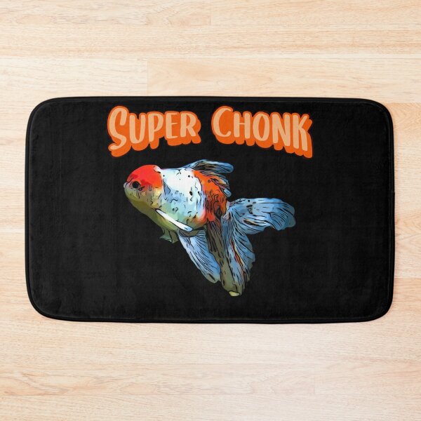 Item preview, Super Chonk Funny Fat Oranda Goldfish designed and sold by Zurickdesigns.