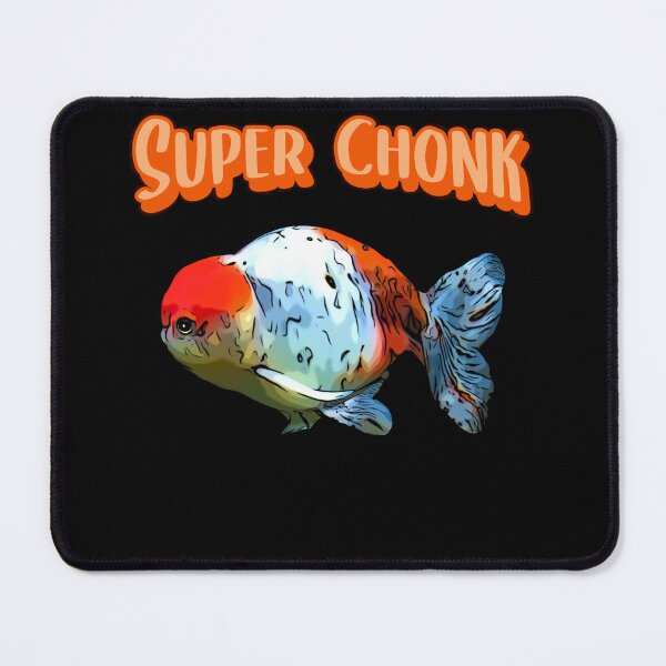 Item preview, Super Chonk Funny Fat Ranchu Goldfish designed and sold by Zurickdesigns.