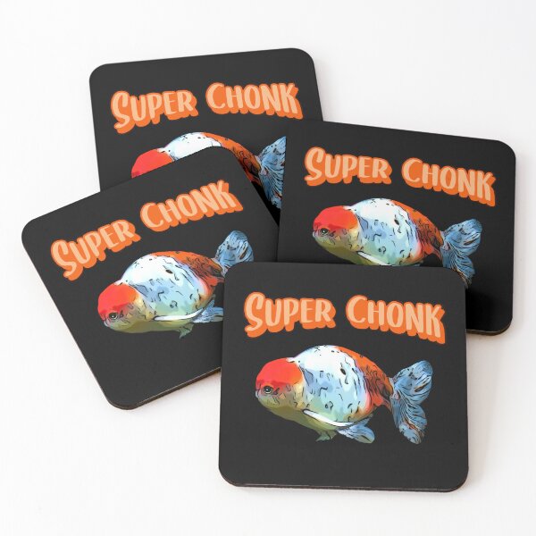 Item preview, Super Chonk Funny Fat Ranchu Goldfish designed and sold by Zurickdesigns.