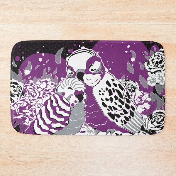 Item preview, Asexual Love Budgies designed and sold by FirbetMakes.