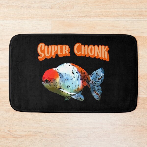 Item preview, Super Chonk Funny Fat Ranchu Goldfish designed and sold by Zurickdesigns.