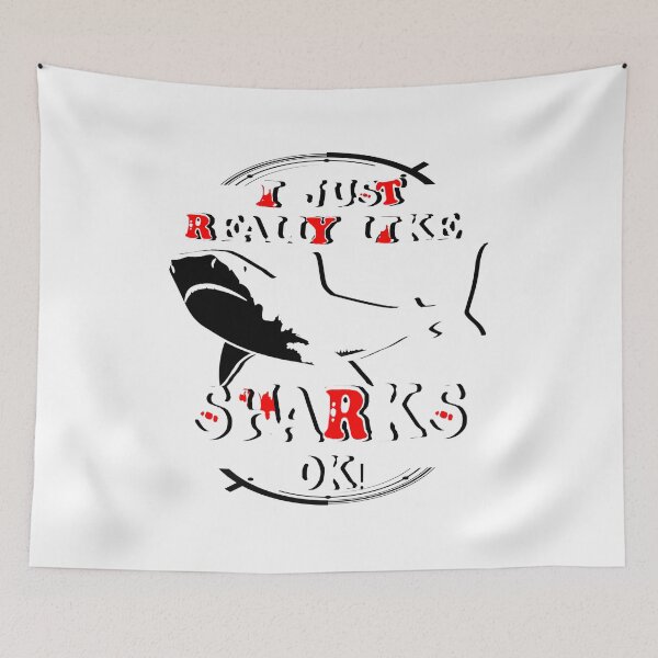 Item preview, Shark Black White designed and sold by vibeno1.
