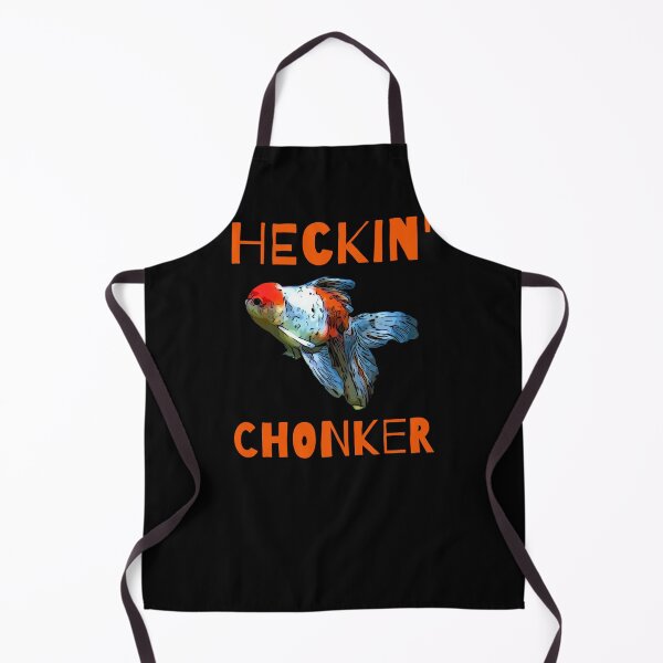 Item preview, Heckin' Chonker Funny Fat Oranda Goldfish designed and sold by Zurickdesigns.