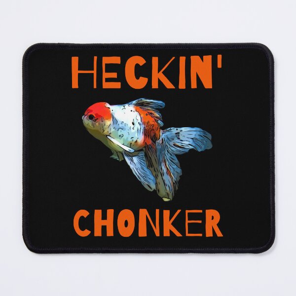 Item preview, Heckin' Chonker Funny Fat Oranda Goldfish designed and sold by Zurickdesigns.