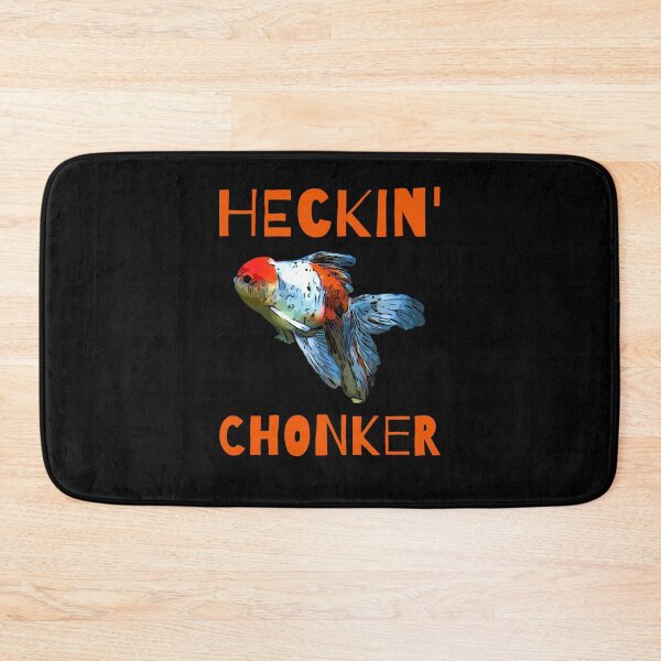 Item preview, Heckin' Chonker Funny Fat Oranda Goldfish designed and sold by Zurickdesigns.