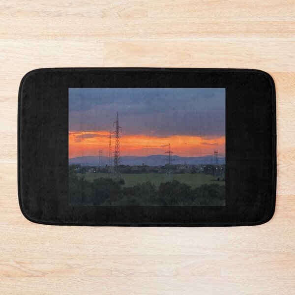 Item preview, Summer Sunset Vibe with Transmission Towers // designed and sold by stxqn.