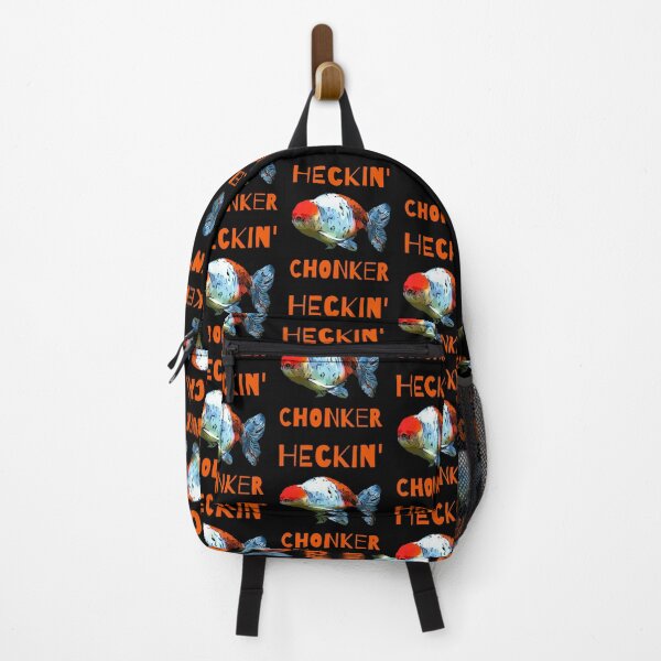 Item preview, Heckin' Chonker Funny Fat Ranchu Goldfish designed and sold by Zurickdesigns.