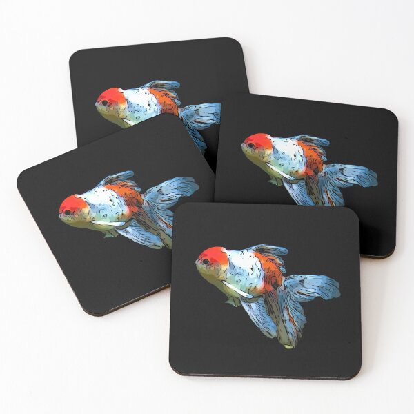 Item preview, Funny Fat Oranda Goldfish designed and sold by Zurickdesigns.