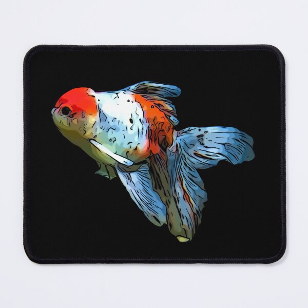 Item preview, Funny Fat Oranda Goldfish designed and sold by Zurickdesigns.
