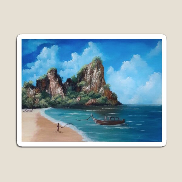Aperçu de l'œuvre Plage de Railay créée et vendue par Manar-Store.