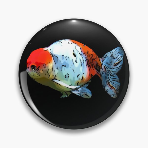 Item preview, Funny Fat Ranchu Goldfish designed and sold by Zurickdesigns.
