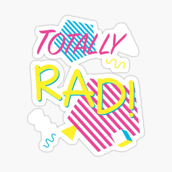 Item preview, Totally Rad 80s Graphic designed and sold by dfunky.