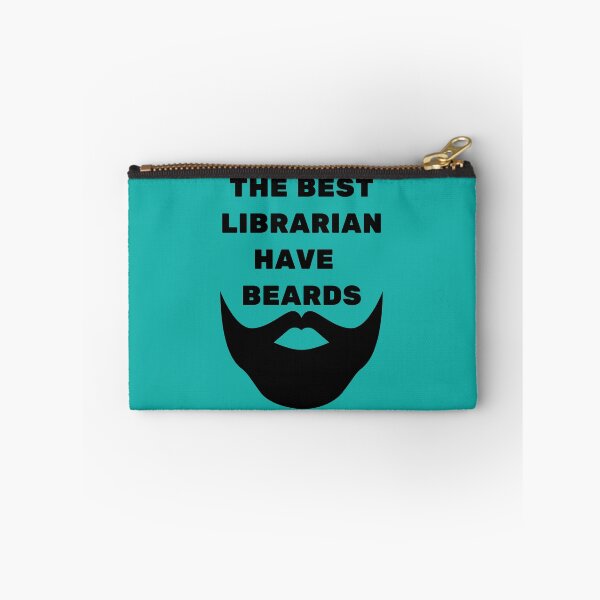 Item preview, The Best Librarian Have Beards Black designed and sold by Indra Agrawal.