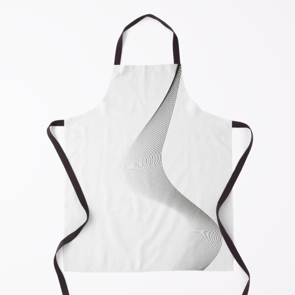 Item preview, The optical Illusion with black and white stripes original minimalist abstract swirl designed and sold by Form-n-function.