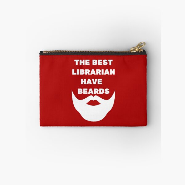 Item preview, The Best Librarian Have Beards White designed and sold by Indra Agrawal.