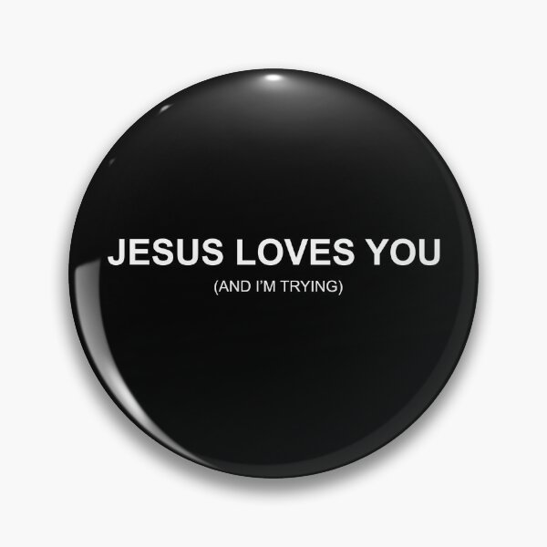 Item preview, Jesus Loves You, and I'm Trying designed and sold by BRAZILCOOLSHIRT.
