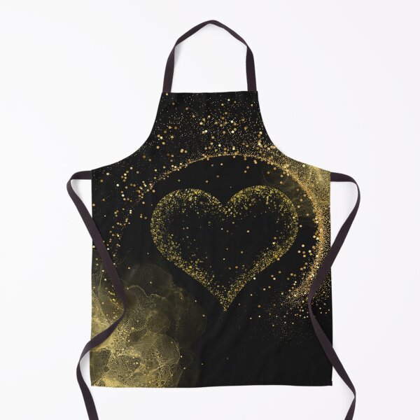 Item preview, heart-black gold designed and sold by GorLorLar.