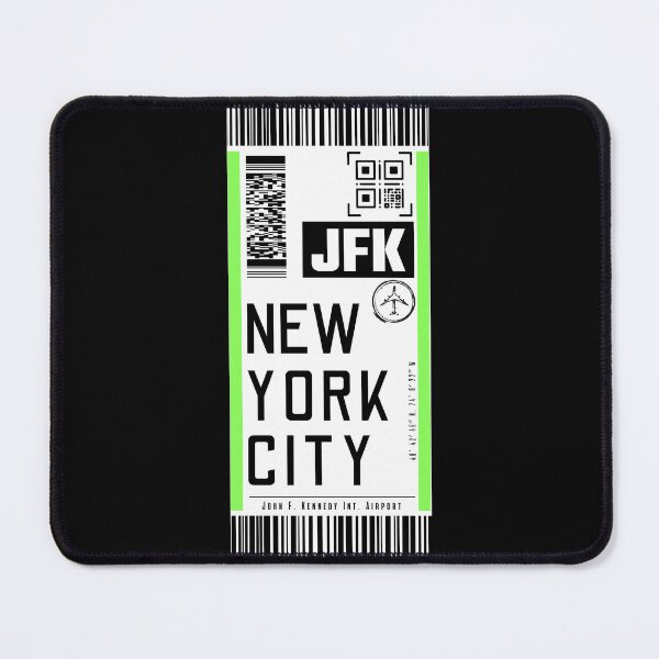 Item preview, NEW YORK JFK classic Luggage tag stickers designed and sold by LeddsoDello.