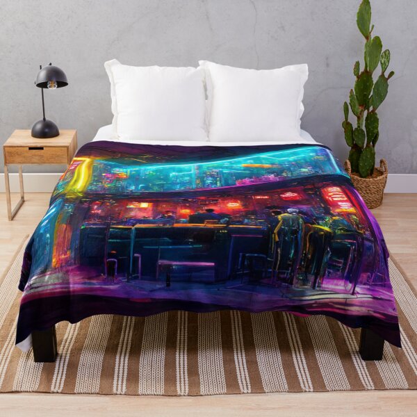 Item preview, Neon-Cyberpunk Dive Bar 1 designed and sold by Styxiann.