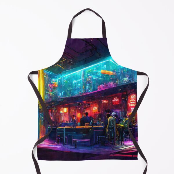 Item preview, Neon-Cyberpunk Dive Bar 1 designed and sold by Styxiann.