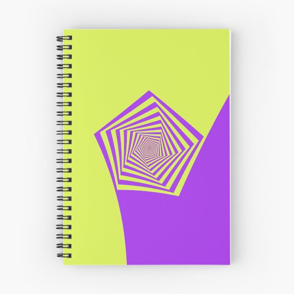 Item preview, Lemon and Lilac Pentagon Spiral designed and sold by Objowl.