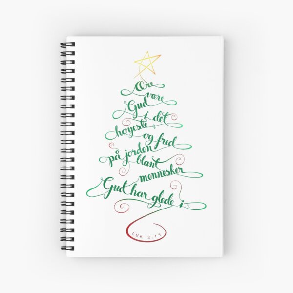 Ære være Gud i det høyeste Spiral Notebook