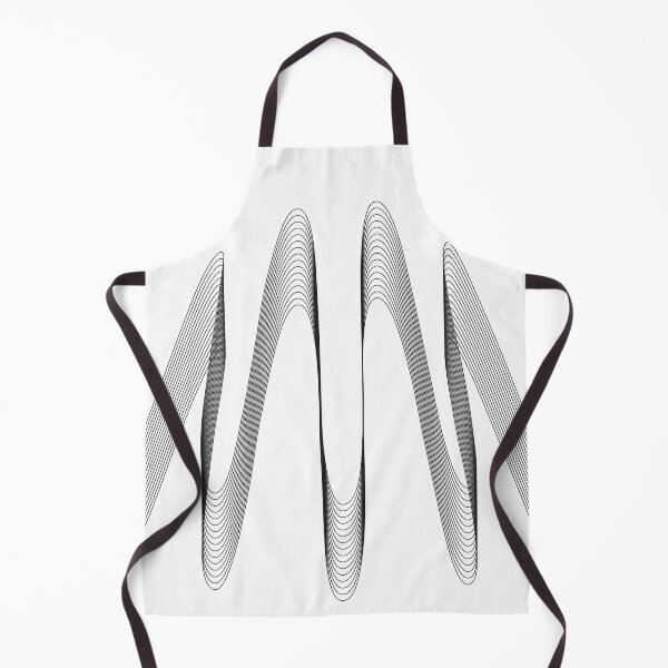 Item preview, The optical Illusion with black and white stripes original minimalist abstract swirl designed and sold by Form-n-function.