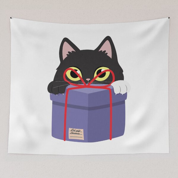 Item preview, merry catmas, Cat Lover Gift Box designed and sold by Divas ⭐⭐⭐⭐⭐.