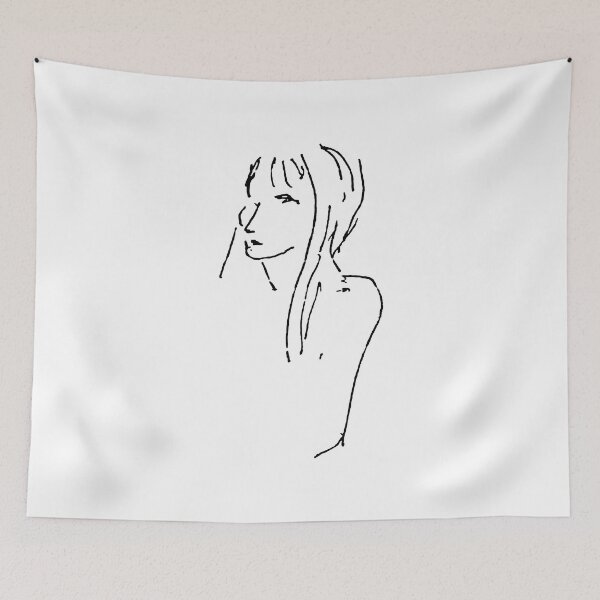 Item preview, Girl With Long Hair designed and sold by perryconch.