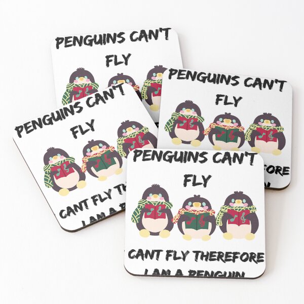Item preview, Penguins Can't Fly I Cant Fly Therefore I Am A Penguin Sticker designed and sold by BestArtDZ.