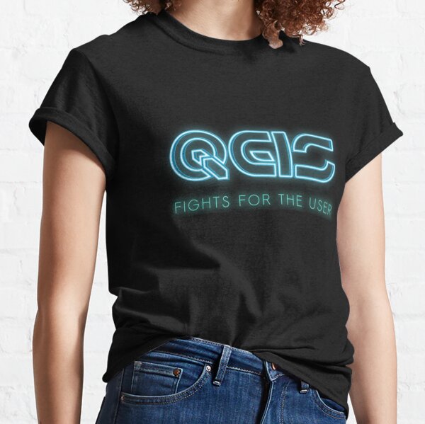 QGIS FIGHTS FOR THE USER Classic T-Shirt