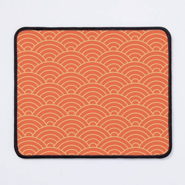 Item preview, Seigaiha waves pattern - orange color designed and sold by BattaAnastasia.