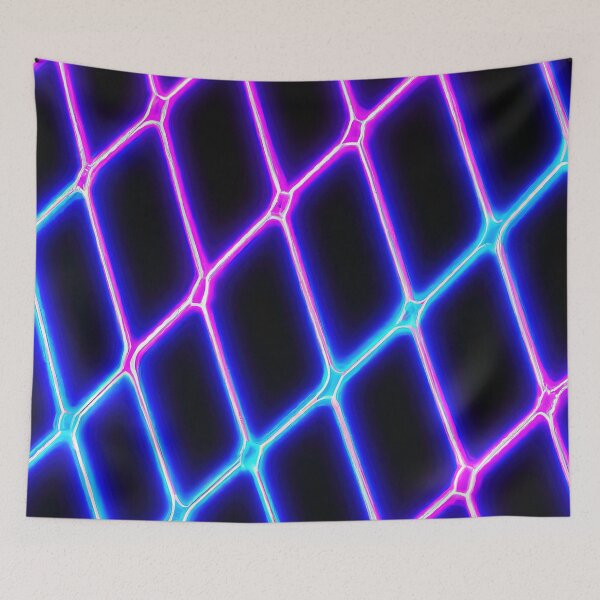 Item preview, Laser futuristic shapes on a dark background. Abstract dark background with neon glow designed and sold by Graphics By Craig.