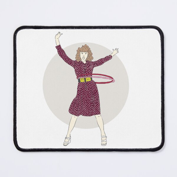 Item preview, Office girl with hula hoop designed and sold by unitoutlines.