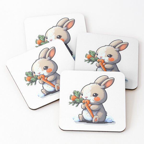 Item preview, Rabbit eating a carrot designed and sold by ArtShanth.